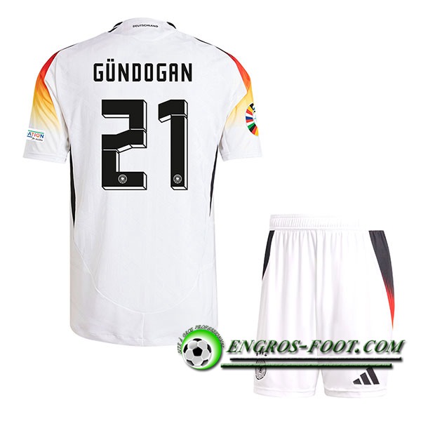 Maillot Allemagne (GUNDOGAN #21) Enfant Domicile UEFA Euro 2024