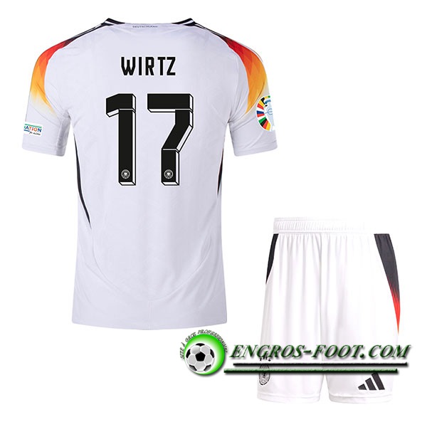 Maillot Allemagne (WIRTZ #17) Enfant Domicile UEFA Euro 2024