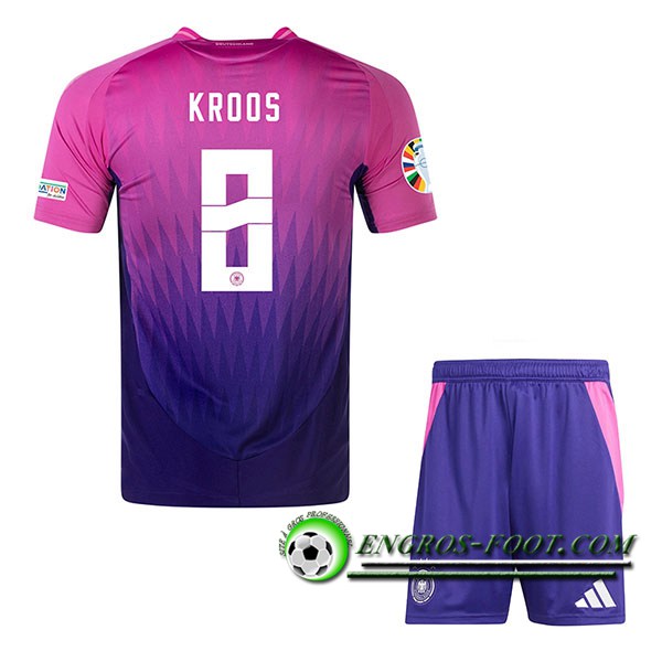 Maillot Allemagne (KROOS #8) Enfant Exterieur UEFA Euro 2024