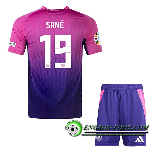 Maillot Allemagne (SANE #19) Enfant Exterieur UEFA Euro 2024