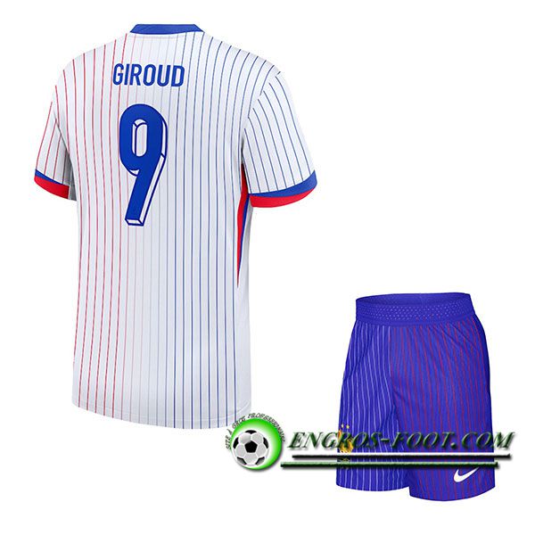 Maillot France (GIROUD #9) Enfant Exterieur UEFA Euro 2024