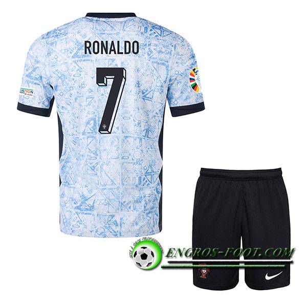 Maillot Portugal (RONALDO #7) Enfant Exterieur UEFA Euro 2024