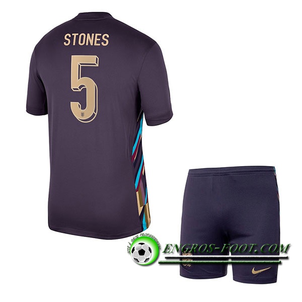 Maillot Equipe Foot Angleterre (STONES #5) Enfant 2024/2025 Exterieur