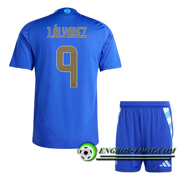 Maillot Equipe Foot Argentine (J.ALVAREZ #9) Enfant 2024/2025 Exterieur