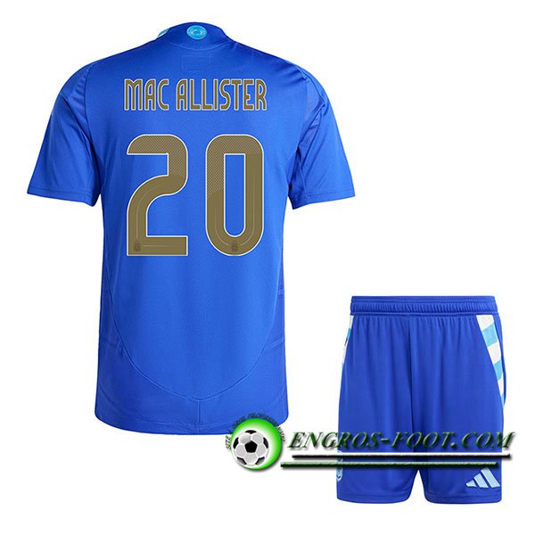 Maillot Equipe Foot Argentine (MAC ALLISTER #20) Enfant 2024/2025 Exterieur