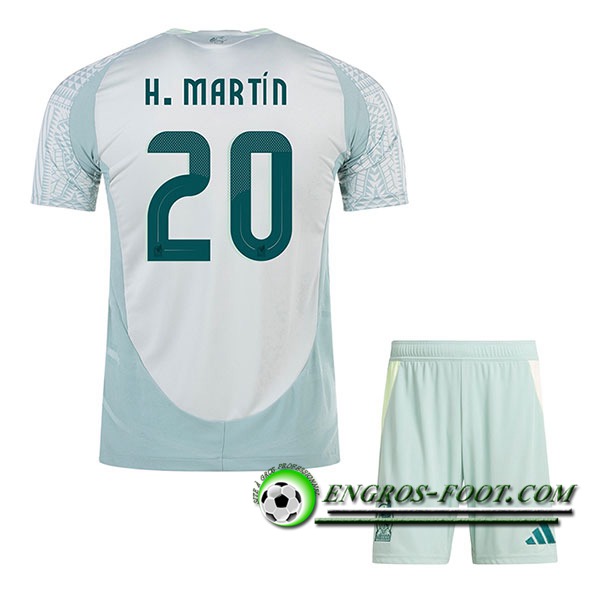 Maillot Equipe Foot Mexique (H.MARTIN #20) 2024/2025 Exterieur