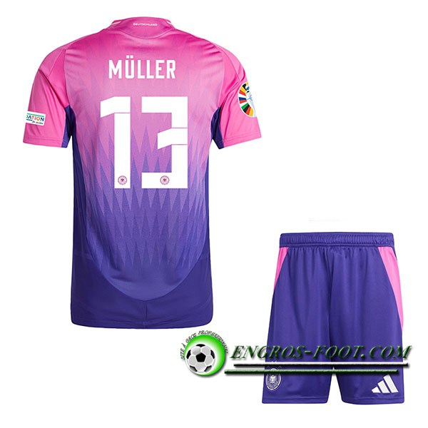 Maillot Equipe Foot Allemagne (MULLER #13) Enfant 2024/2025 Exterieur