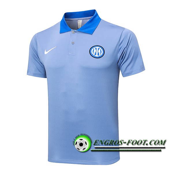 Polo Foot Inter Milan Bleu/Gris 2024/2025
