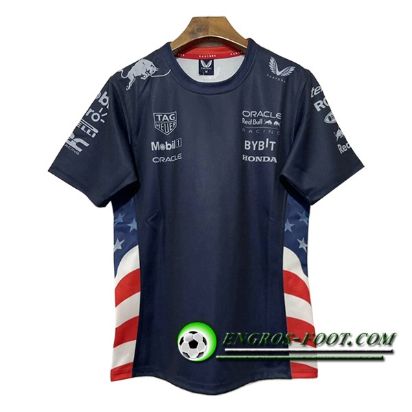 T-Shirt F1 RedBull Racing Team Bleu/Blanc/Rouge 2024