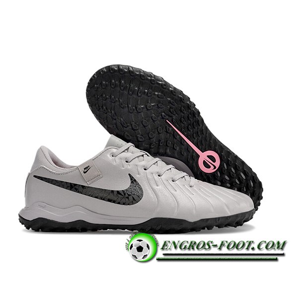 Nike Chaussures de Foot Tiempo Legend X Academy TF Gris/Noir