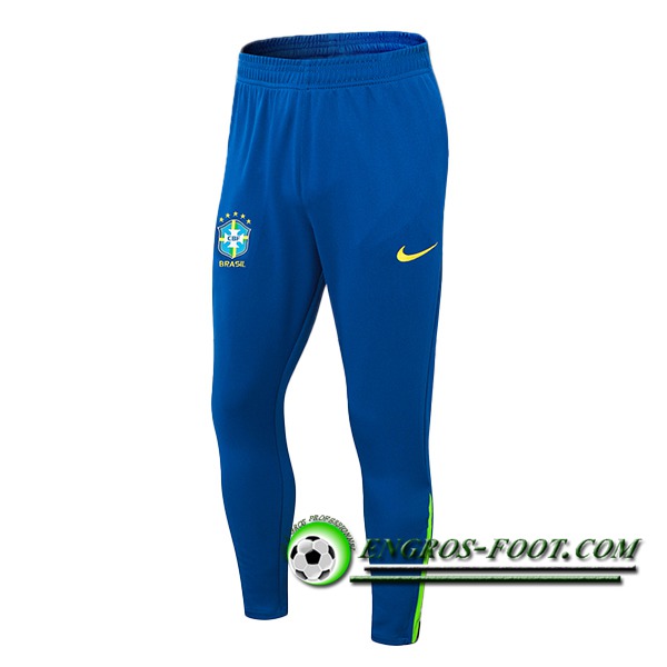 Pantalon Foot Brésil Bleu/Vert 2024/2025 -03
