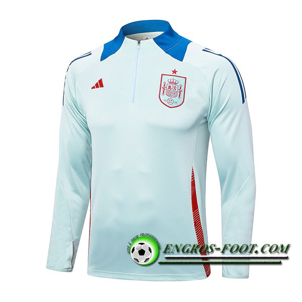 Sweatshirt Training Espagne Bleu Clair 2024/2025