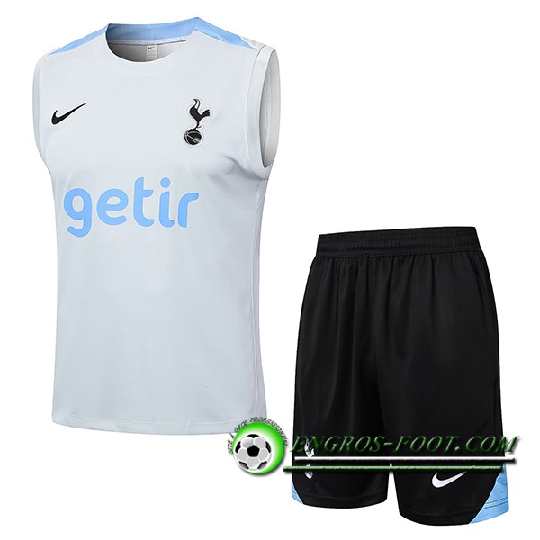 Ensemble Training Debardeur Tottenham Hotspur Gris Clair 2024/2025