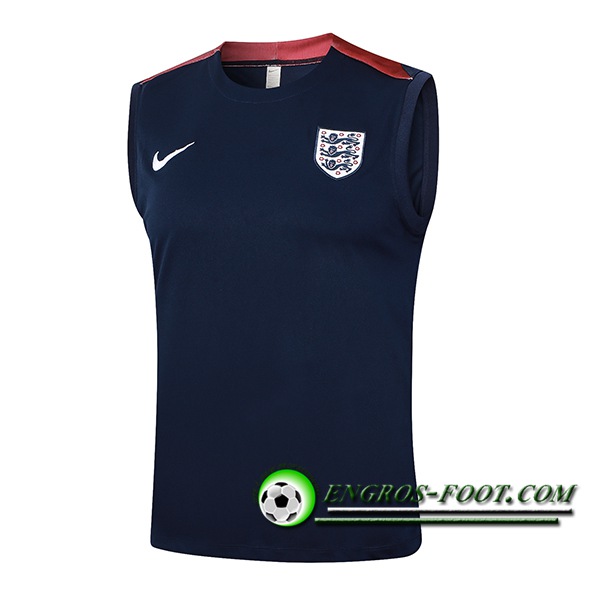 Training Debardeur Angleterre Bleu Foncé 2024/2025 -02