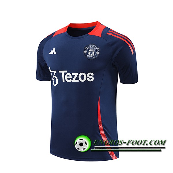 Training T-Shirts Manchester United Bleu Foncé 2024/2025