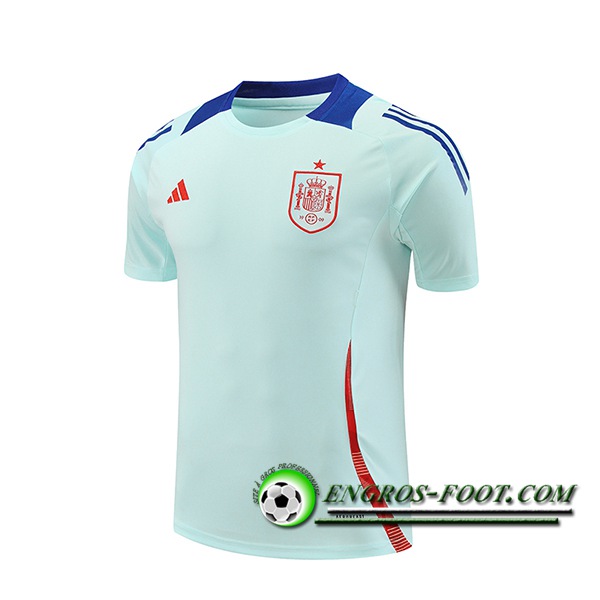 Training T-Shirts Espagne Bleu Clair 2024/2025 -02