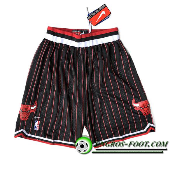 Shorts NBA Chicago Bulls 2024/25 Noir/Rouge -02