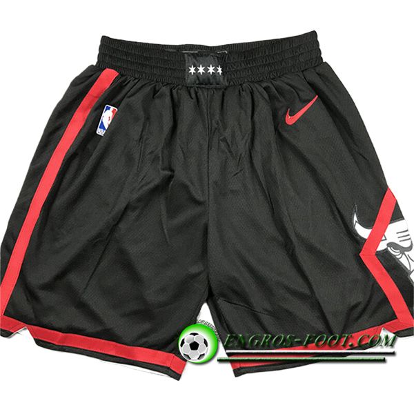 Shorts NBA Chicago Bulls 2024/25 Noir/Rouge -03