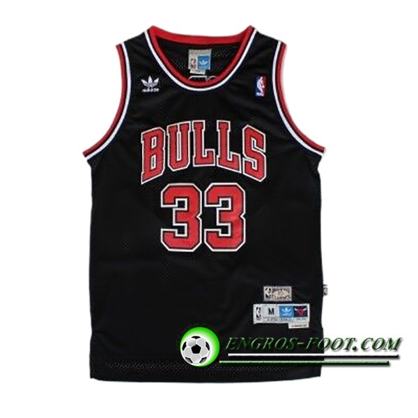 Maillot Chicago Bulls (PIPPEN #33) 2024/25 Noir/Rouge