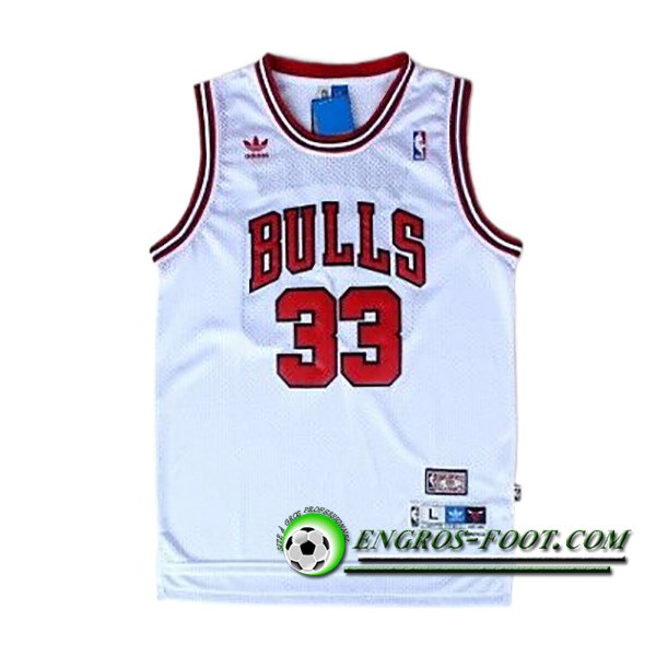 Maillot Chicago Bulls (PIPPEN #33) 2024/25 Blanc/Rouge