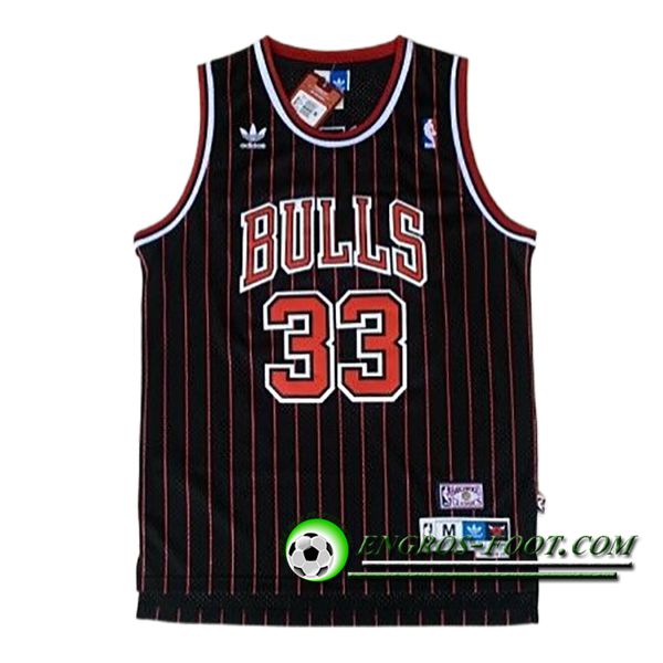 Maillot Chicago Bulls (PIPPEN #33) 2024/25 Noir/Rouge -02