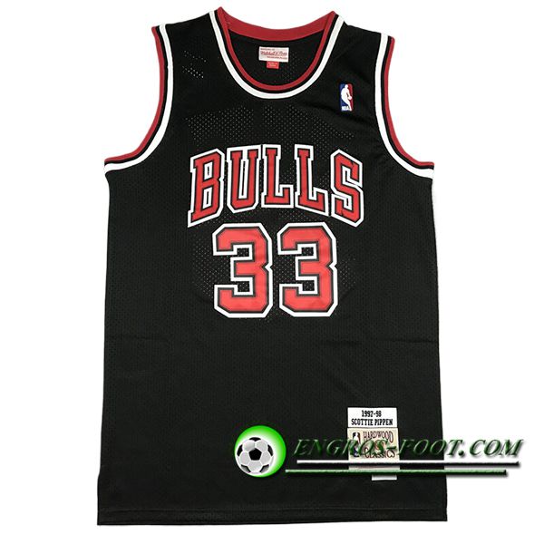 Maillot Chicago Bulls (PIPPEN #33) 2024/25 Noir/Rouge -03