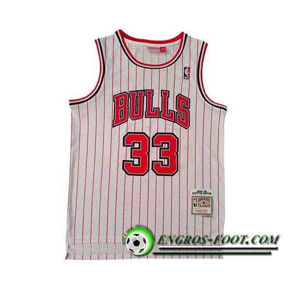 Maillot Chicago Bulls (PIPPEN #33) 2024/25 Rose/Rouge