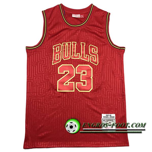 Maillot Chicago Bulls (JORDAN #23) 2024/25 Rouge/Jaune