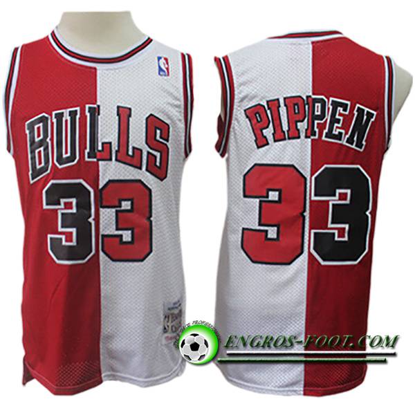 Maillot Chicago Bulls (PIPPEN #33) 2024/25 Rouge/Blanc/Noir