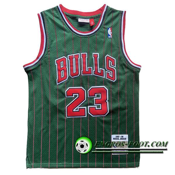 Maillot Chicago Bulls (JORDAN #23) 2024/25 Vert/Rouge