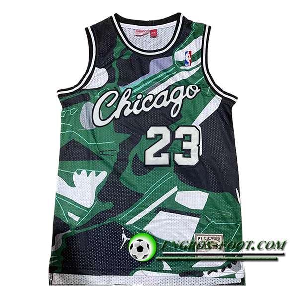 Maillot Chicago Bulls (JORDAN #23) 2024/25 Vert/Blanc