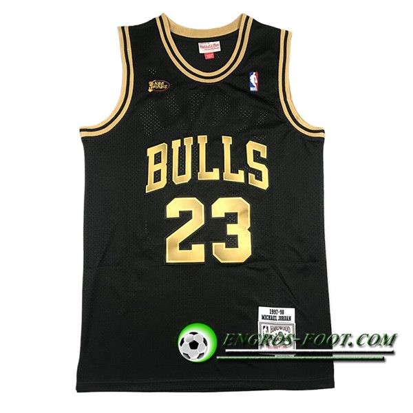 Maillot Chicago Bulls (JORDAN #23) 2024/25 Noir/Jaune -02