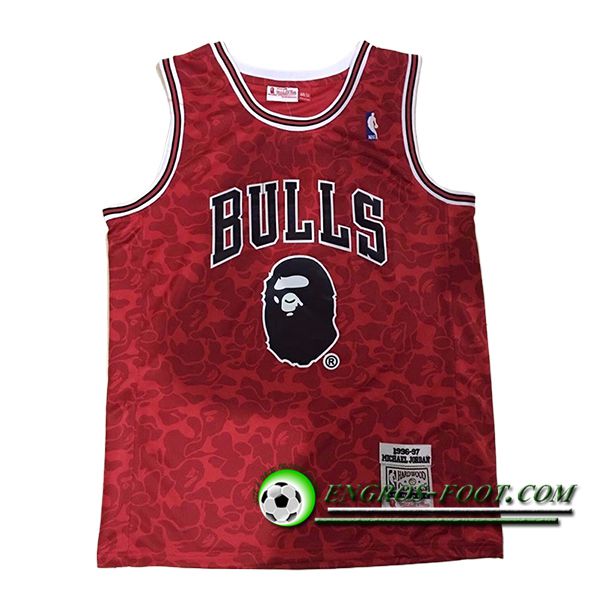 Maillot Chicago Bulls (JORDAN #23) 2024/25 Rouge/Noir -02