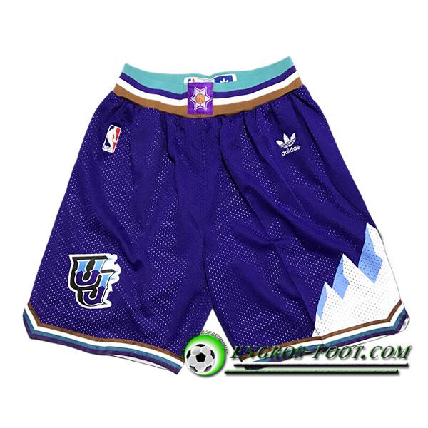 Shorts NBA Utah Jazz 2024/25 Pourpre/Blanc -02