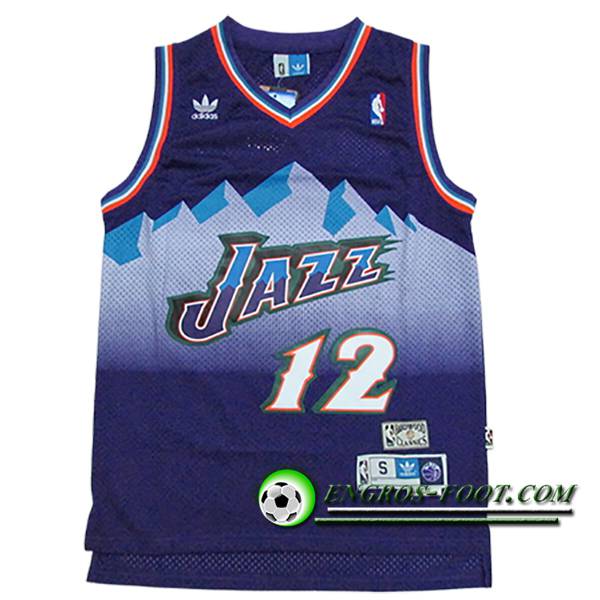 Maillot Utah Jazz (STOCKTON #12) 2024/25 Pourpre/Blanc