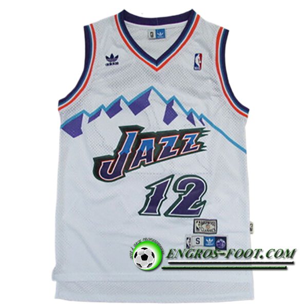 Maillot Utah Jazz (STOCKTON #12) 2024/25 Blanc