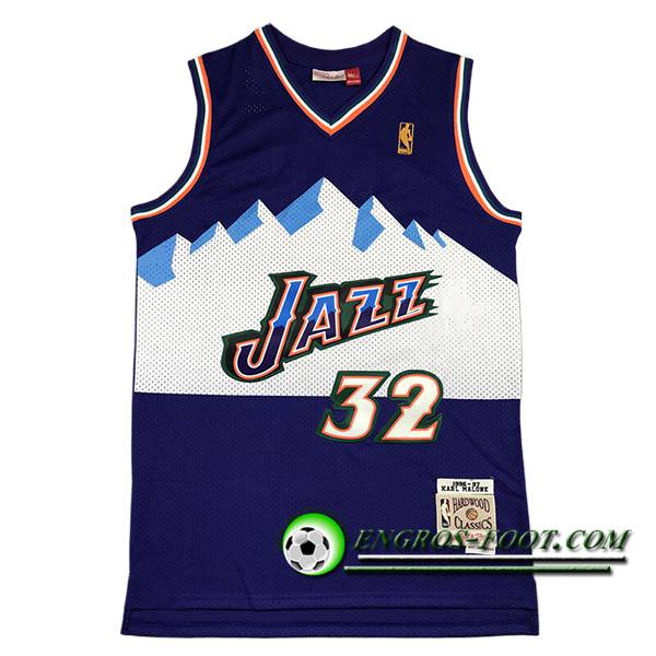Maillot Utah Jazz (MALONE #32) 2024/25 Pourpre/Blanc -02