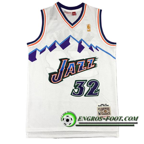 Maillot Utah Jazz (MALONE #32) 2024/25 Blanc
