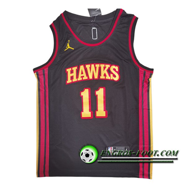 Maillot Atlanta Hawks (YOUNG #11) 2024/25 Noir/Rouge