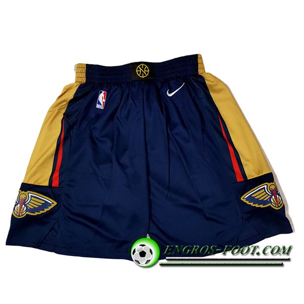 Shorts NBA New Orleans Pelicans 2024/25 Bleu/Jaune