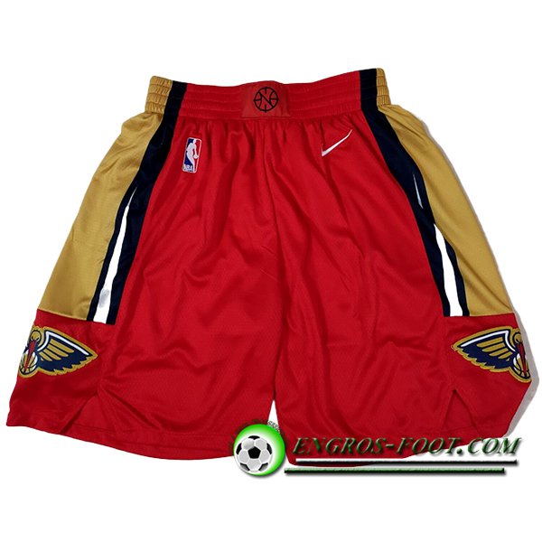 Shorts NBA New Orleans Pelicans 2024/25 Rouge/Jaune