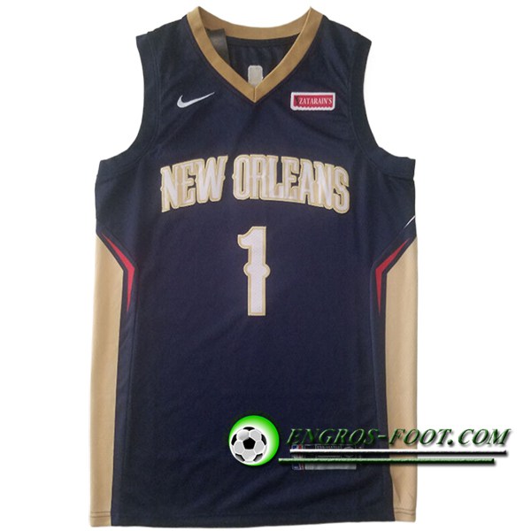 Maillot San New Orleans Pelicans (WILLIAMSON #1) 2024/25 Bleu/Jaune