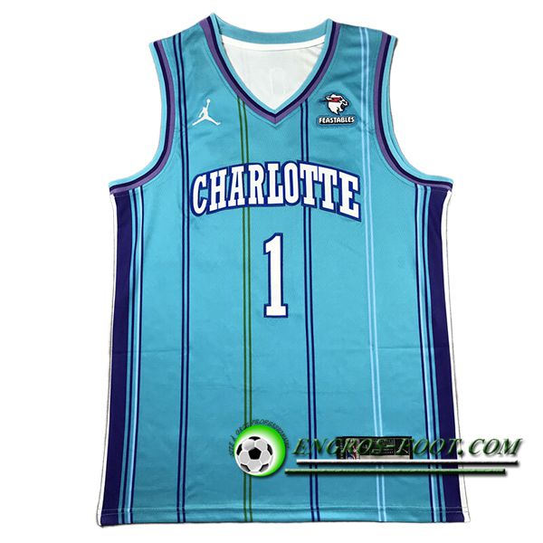 Maillot Charlotte Hornets (BALL #1) 2024/25 Bleu -02