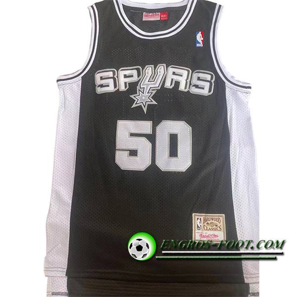 Maillot San Antonio Spurs (ROBINSON #50) 2024/25 Noir/Blanc