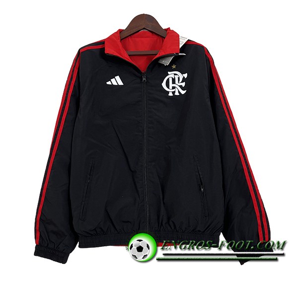 Coupe-Vent Flamengo Noir/Rouge 2024/2025 -02