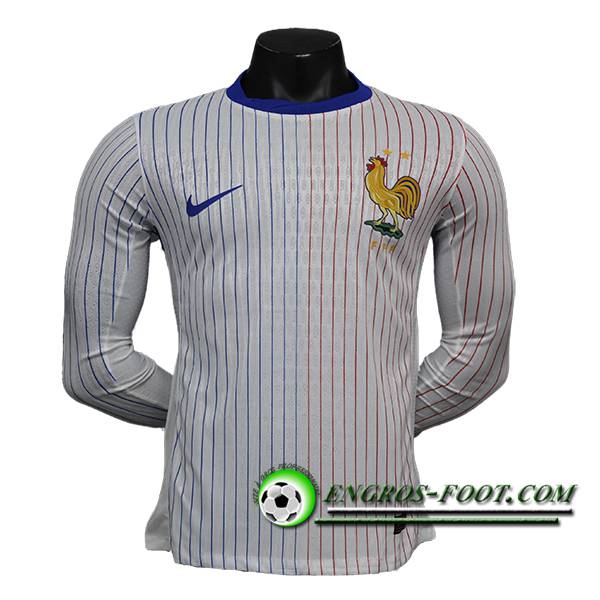 Maillot Equipe Foot France Exterieur Manches Longues 2024/2025