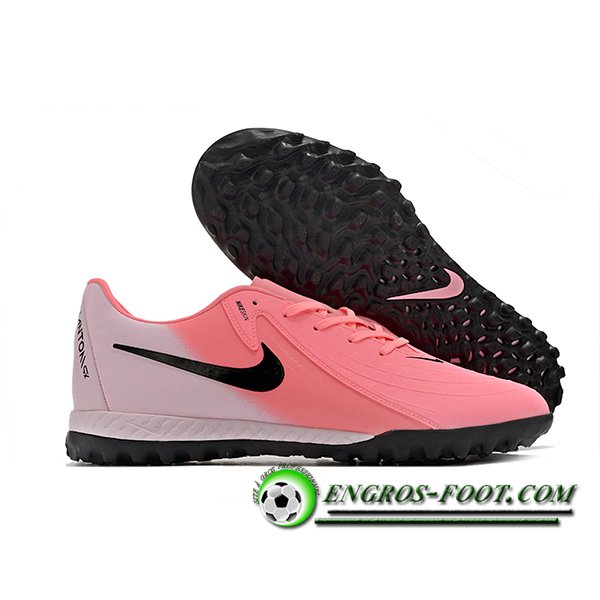 Nike Chaussures de Foot Phantom GX II ACAD LV8 TF Rose/Noir