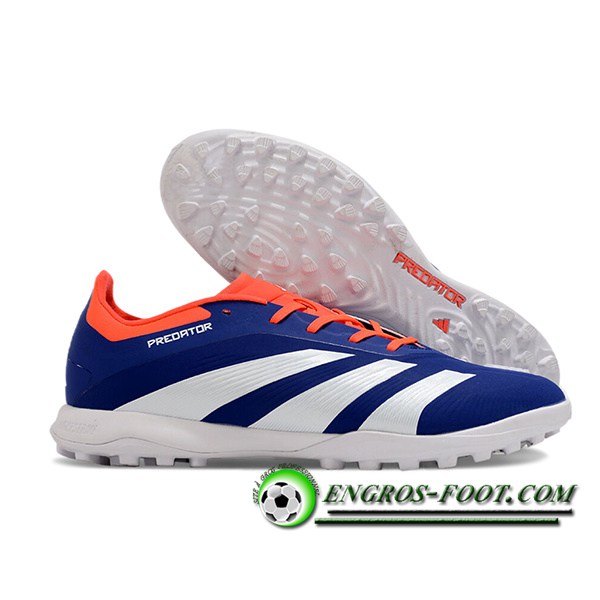 Adidas Chaussures de Foot PREDATOR 24 ELITE TF BOOTS39 Bleu/Blanc/Orange