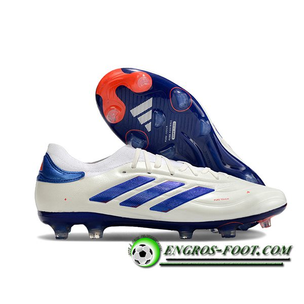 Copa Chaussures de Foot PURE II+ FG BOOTS Blanc/Bleu