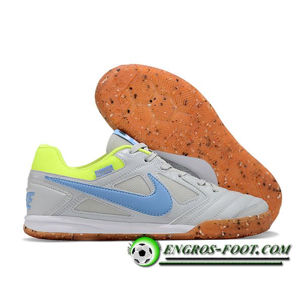 Nike Chaussures de Foot Supreme x Nike SB Gato Gris/Bleu